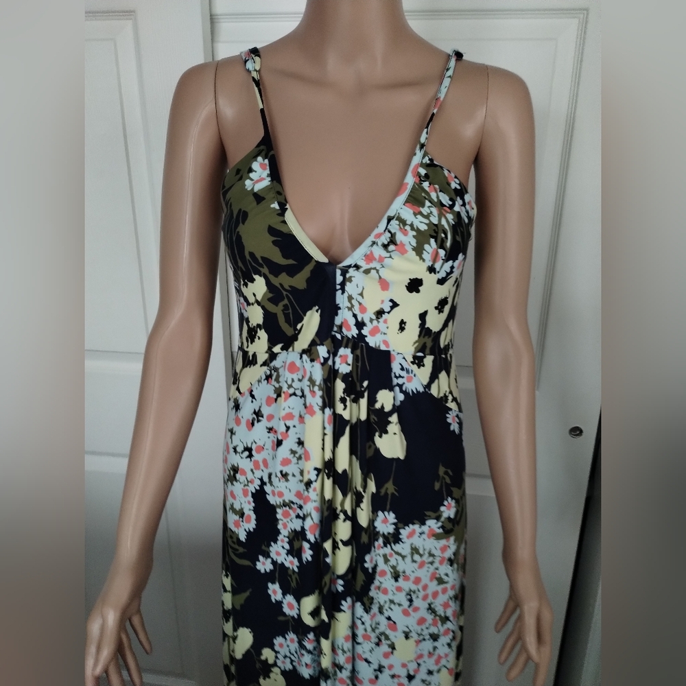 FP Movement by Free People Floral Maxi Dress - Black, Green, White